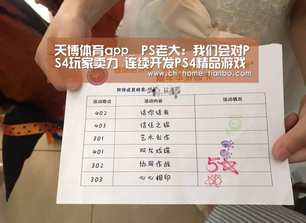 天博体育app_
PS老大:我们会对PS4玩家卖力 连续开发PS4精品游戏(图1) 天博体育app